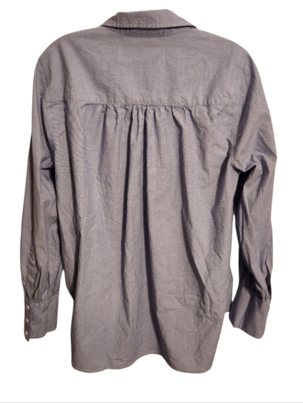 Lane Bryant | Women’s Blue Quarter V-Neck Collared Blouse (Size 14/16) - Picture 12 of 12